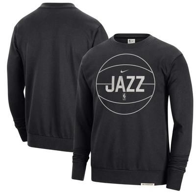 Shop Nike Black Utah Jazz 2023/24 Authentic Standard Issue Travel Performance Pullover Sweatshirt