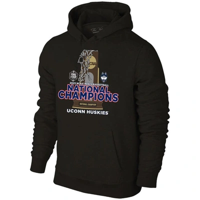 Shop Retro Brand Original   Black Uconn Huskies 2023 Ncaa Men's Basketball National Champions Pullover Hoo
