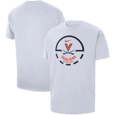Shop Nike White Virginia Cavaliers Free Throw Basketball T-shirt