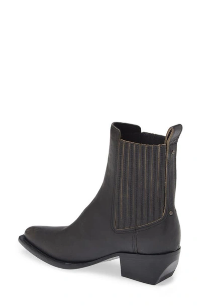 Shop Golden Goose Debbie Pointed Toe Chelsea Boot In Black