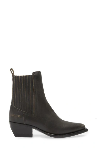 Golden Goose Debbie Pointed Toe Chelsea Boot In Black