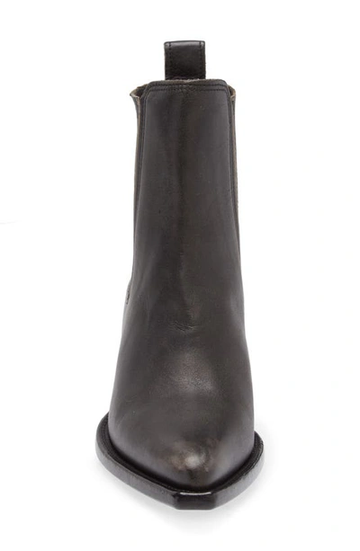 Golden Goose Debbie Pointed Toe Chelsea Boot In Black