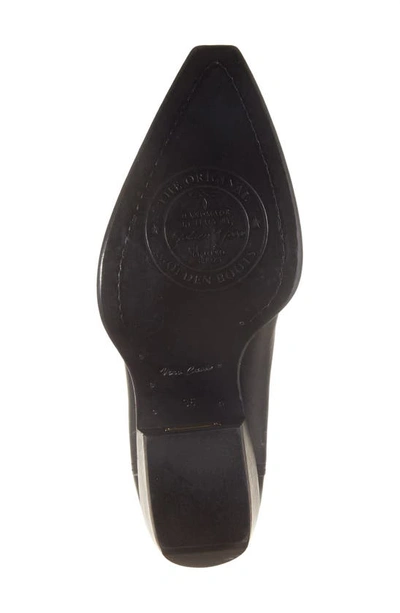 Golden Goose Debbie Pointed Toe Chelsea Boot In Black