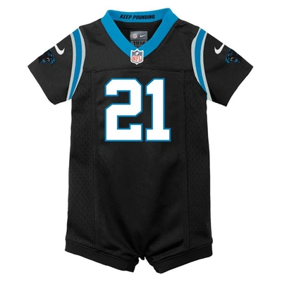 Shop Nike Newborn  Jeremy Chinn Black Carolina Panthers Romper Game Jersey