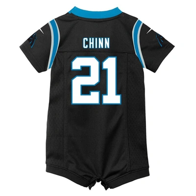 Shop Nike Newborn  Jeremy Chinn Black Carolina Panthers Romper Game Jersey