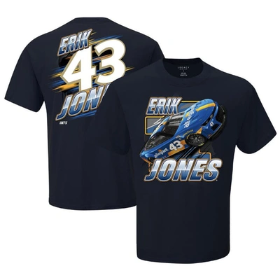 Shop Legacy Motor Club Team Collection Navy Erik Jones Blister T-shirt