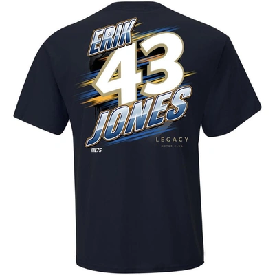 Shop Legacy Motor Club Team Collection Navy Erik Jones Blister T-shirt