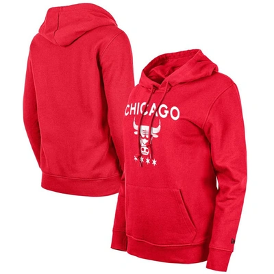Shop New Era Red Chicago Bulls 2023/24 City Edition Pullover Hoodie