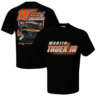 Shop Joe Gibbs Racing Team Collection Black Martin Truex Jr Bass Pro Shops Dominator T-shirt