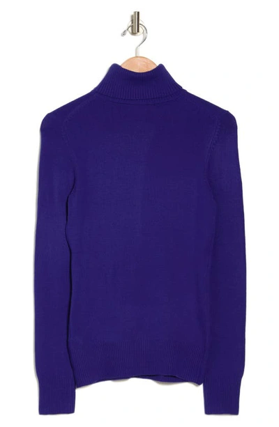 Shop French Connection Babysoft Turtleneck Sweater In Prince Rocks