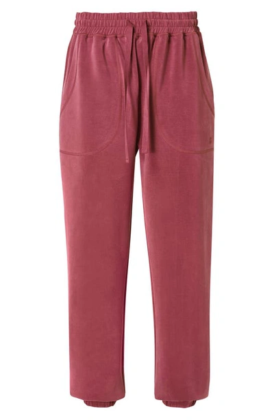 Shop Sweaty Betty Sand Wash Joggers In Vamp Red