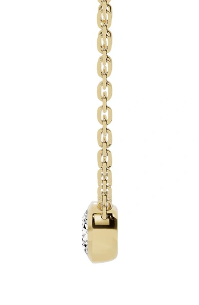Jennifer Fisher Cushion Lab Created Diamond Pendant Necklace In D1.0ct - 18k Yellow Gold