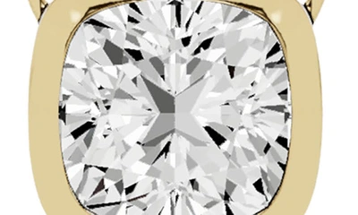 Jennifer Fisher Cushion Lab Created Diamond Pendant Necklace In D1.50ct - 18k Yellow Gold