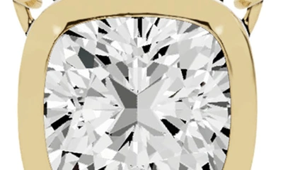 Jennifer Fisher Cushion Lab Created Diamond Pendant Necklace In D1.0ct - 18k Yellow Gold