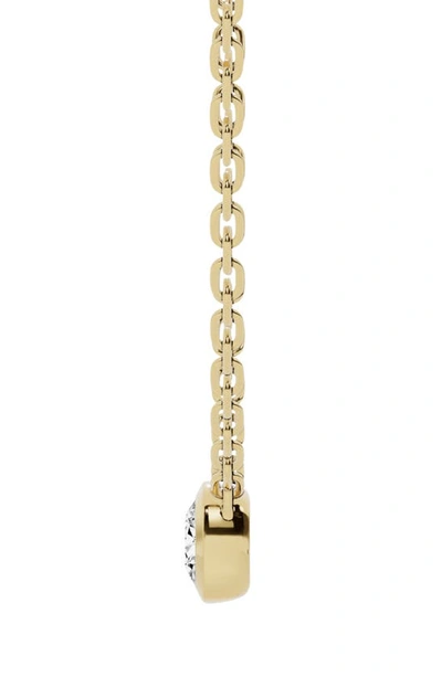 Jennifer Fisher Cushion Lab Created Diamond Pendant Necklace In D0.5ct - 18k Yellow Gold