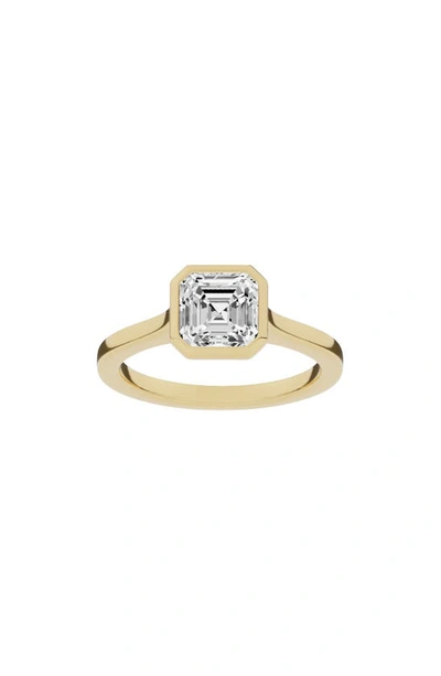 Shop Jennifer Fisher 18k Gold Asscher Lab Created Diamond Solitaire Ring In 18k Yellow Gold