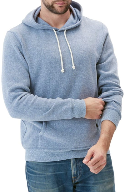 Shop Threads 4 Thought Fleece Pullover Hoodie In Ch Blue