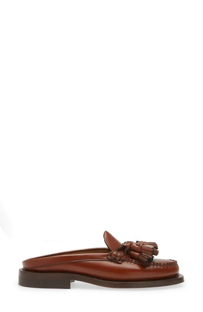 Hereu Careil Tassel Mule In Tan