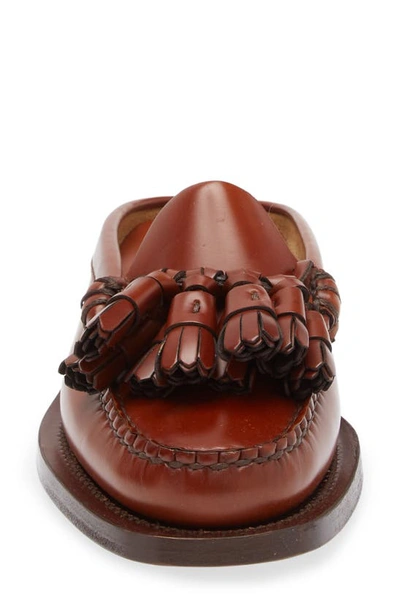 Hereu Careil Tassel Mule In Tan