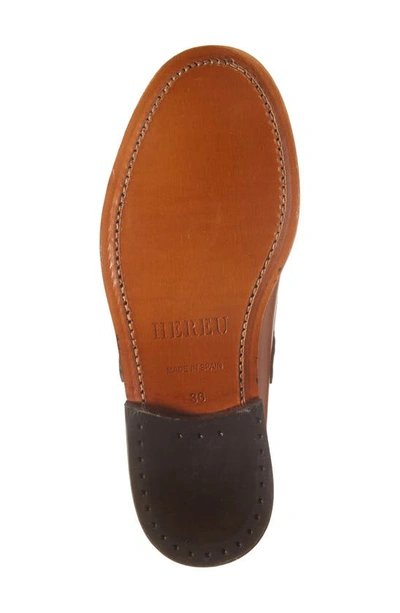 Hereu Alber Sport T-bar Loafer In Tan