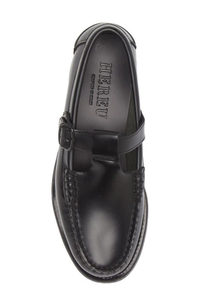 Shop Hereu Alber T-strap Loafer In Black