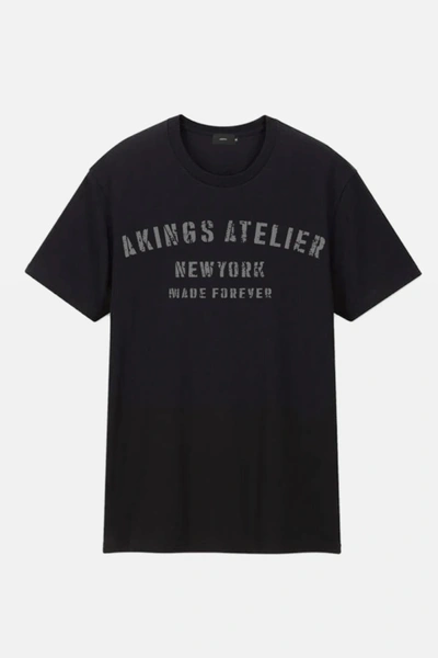 Shop Akings Atelier T-shirt In Black
