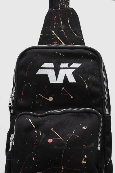 Shop Akings Paint Splatter Crossbody Bag