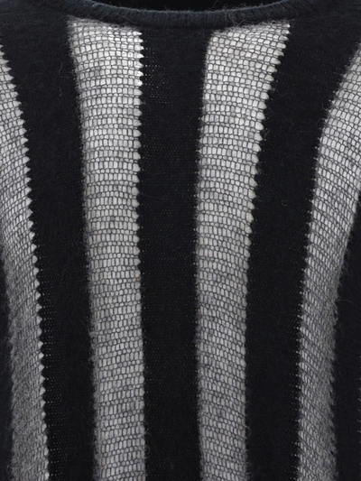 Shop Brain Dead "fuzzy Threadbare" Sweater In Black