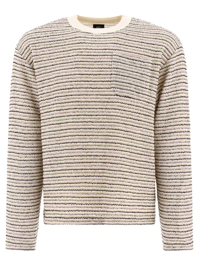 Shop Brain Dead Gauze Sweater In Beige