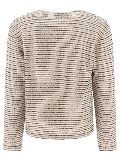 Shop Brain Dead Gauze Sweater In Beige