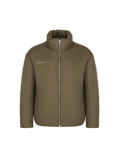 Pangaia Womens Flower-warmth Puffer Jacket In Soil Brown
