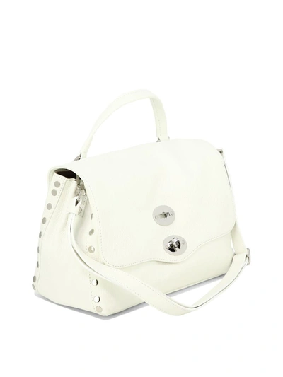 Shop Zanellato "postina Daily S" Handbag In White