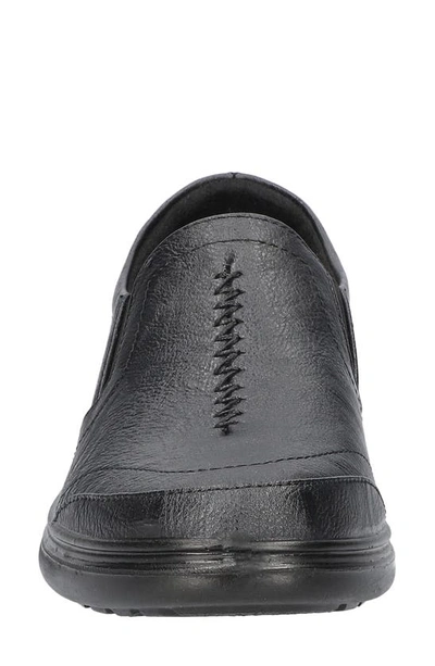 Easy Street Ultimate Comfort Slip On Flats In Black