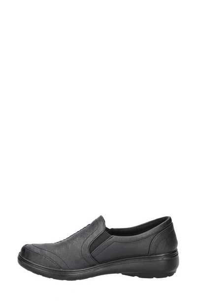 Easy Street Ultimate Comfort Slip On Flats In Black