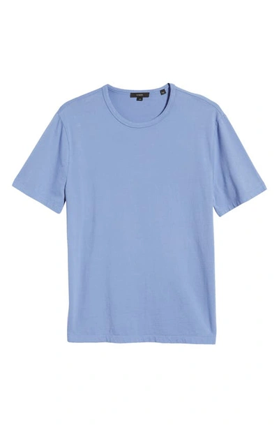 Shop Vince Solid T-shirt In Washed Periwinkle