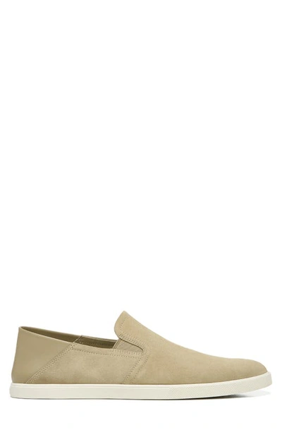 Vince Men's Sanders Suede & Leather Slip-on Sneakers, Natural In Natural