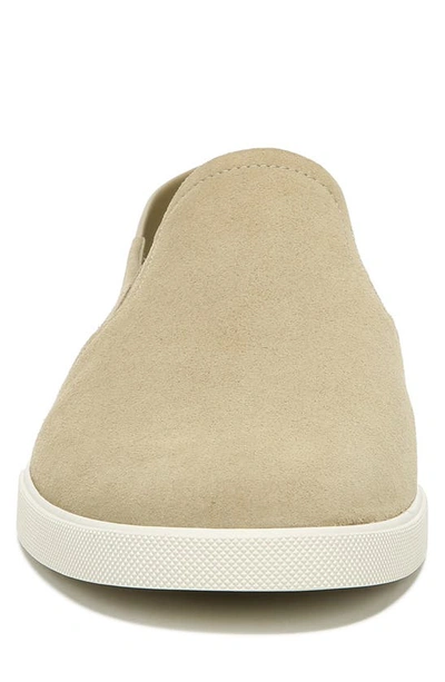 Vince Men's Sanders Suede & Leather Slip-on Sneakers, Natural In Natural