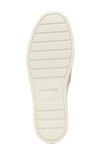Vince Men's Sanders Suede & Leather Slip-on Sneakers, Natural In Natural