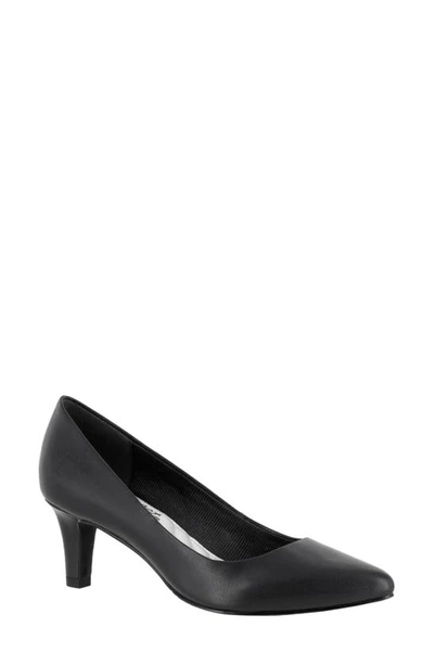 Shop Easy Street Pointe Pointed Toe Patent Pump In Black