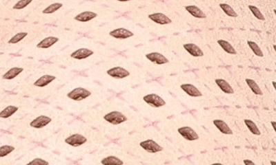 Easy Street Fresh Womens Faux Leather Perforated Loafers In Blush