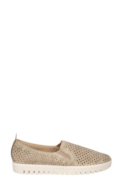 Shop Easy Street Fresh Perforated Slip-on Sandal In Natural