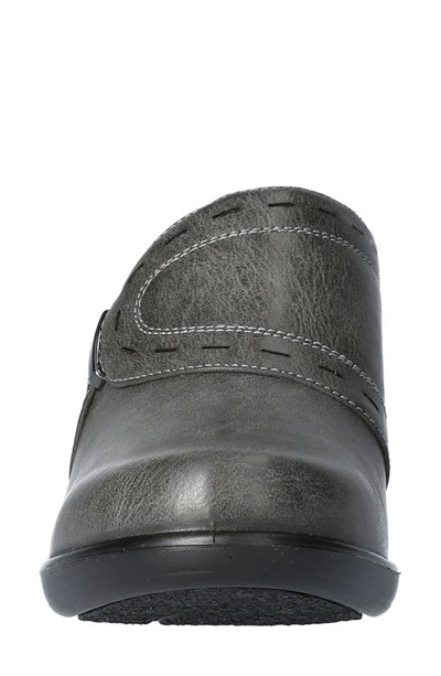 Easy Street Cynthia Comfort Mules In Grey