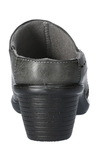Easy Street Cynthia Comfort Mules In Grey