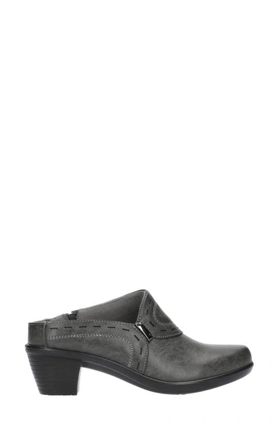 Easy Street Cynthia Comfort Mules In Grey