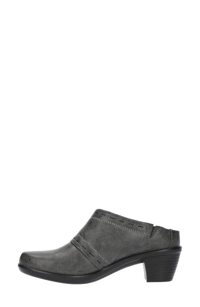 Easy Street Cynthia Comfort Mules In Grey