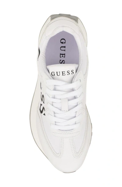 Shop Guess Luchia Jogger Sneaker In White