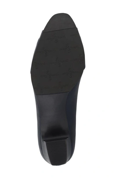 Easy Street Eloise Womens Slip On Embellished Pumps In Navy