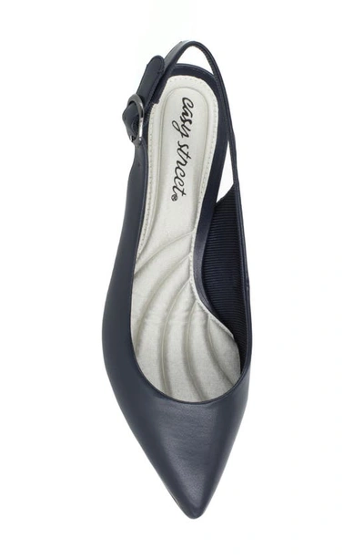 Shop Easy Street Faye Slingback Pump In Navy
