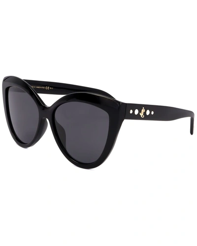 Shop Jimmy Choo Sinnie/g/s Women's 57mm Sunglasses In Grey
