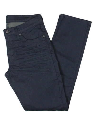 Shop Levi Strauss & Co 511 Mens Denim Mid-rise Slim Jeans In Blue